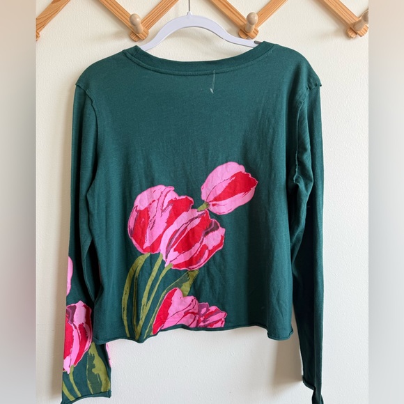 Anthropologie Maeve Floral Caitlyn Boxy Tee - Picture 6 of 6